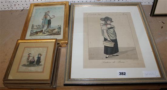 Collection of costume prints